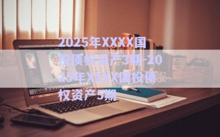 2025年XXXX國投債權(quán)資產(chǎn)3期-2025年XXXX國投債權(quán)資產(chǎn)5期